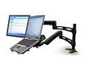 LX Dual Desk Mount Arm (black)